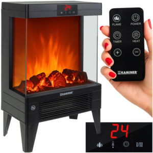 Încălzitor electric Embego, 2000W, negru | Kaminer
