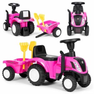 Tractor pentru copii, roz | New Holland