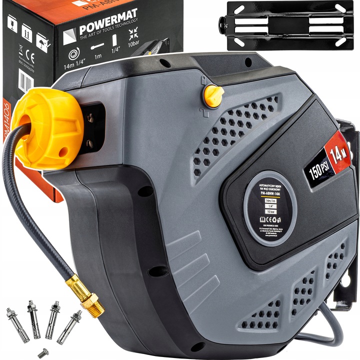 Rolă automată pentru furtun, 14m | PM-ABNW-14M Rolă automată pentru furtun, 14m | PM-ABNW-14M