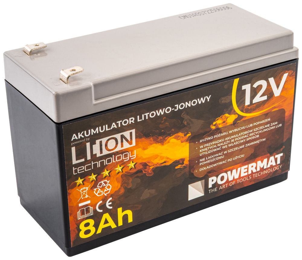Baterie litiu-ion, 12AH, 12V | PM-AKLJ-12V8AM Baterie litiu-ion, 12AH, 12V | PM-AKLJ-12V8AM