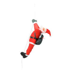 Moș Crăciun gonflabil pe frânghie | 90cm