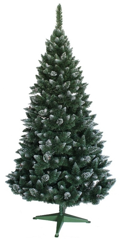 Brad de Crăciun artificial cu conuri Albă ca Zăpada | 180cm Brad de Crăciun artificial cu conuri Albă ca Zăpada | 180cm