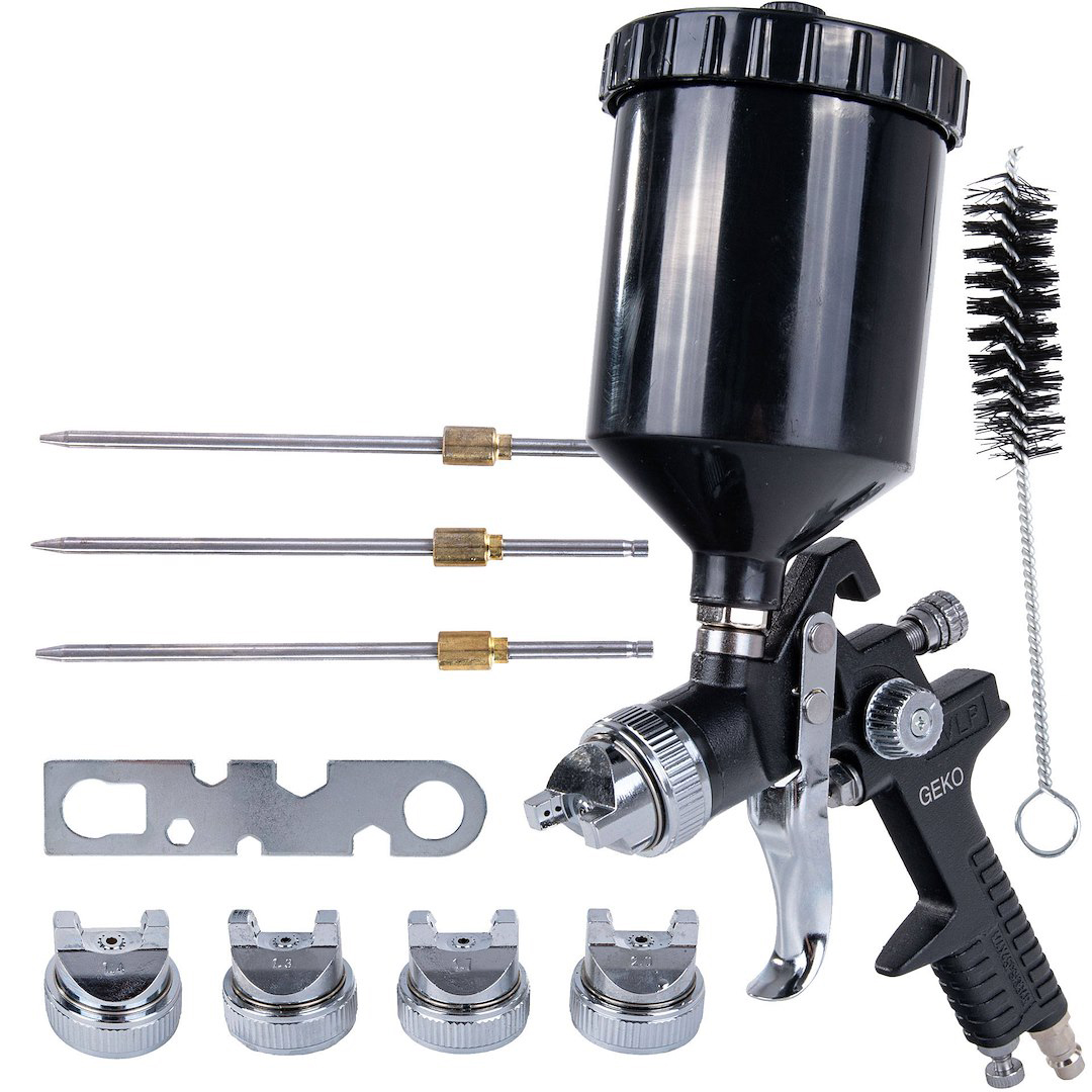 Pistol de vopsit HVLP, 600ml | GEKO Pistol de vopsit HVLP, 600ml | GEKO