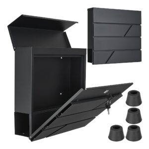 Cutie poștală, 36,7x37x10cm, antracit | GEKO