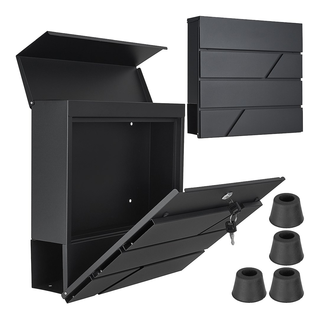 Cutie poștală, 36,7x37x10cm, antracit | GEKO Cutie poștală, 36,7x37x10cm, antracit | GEKO