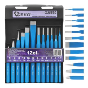Set de perforatoare, 12 buc, CR-V | GEKO
