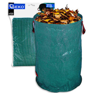 Sac de grădină pentru frunze, 272L, verde | GEKO