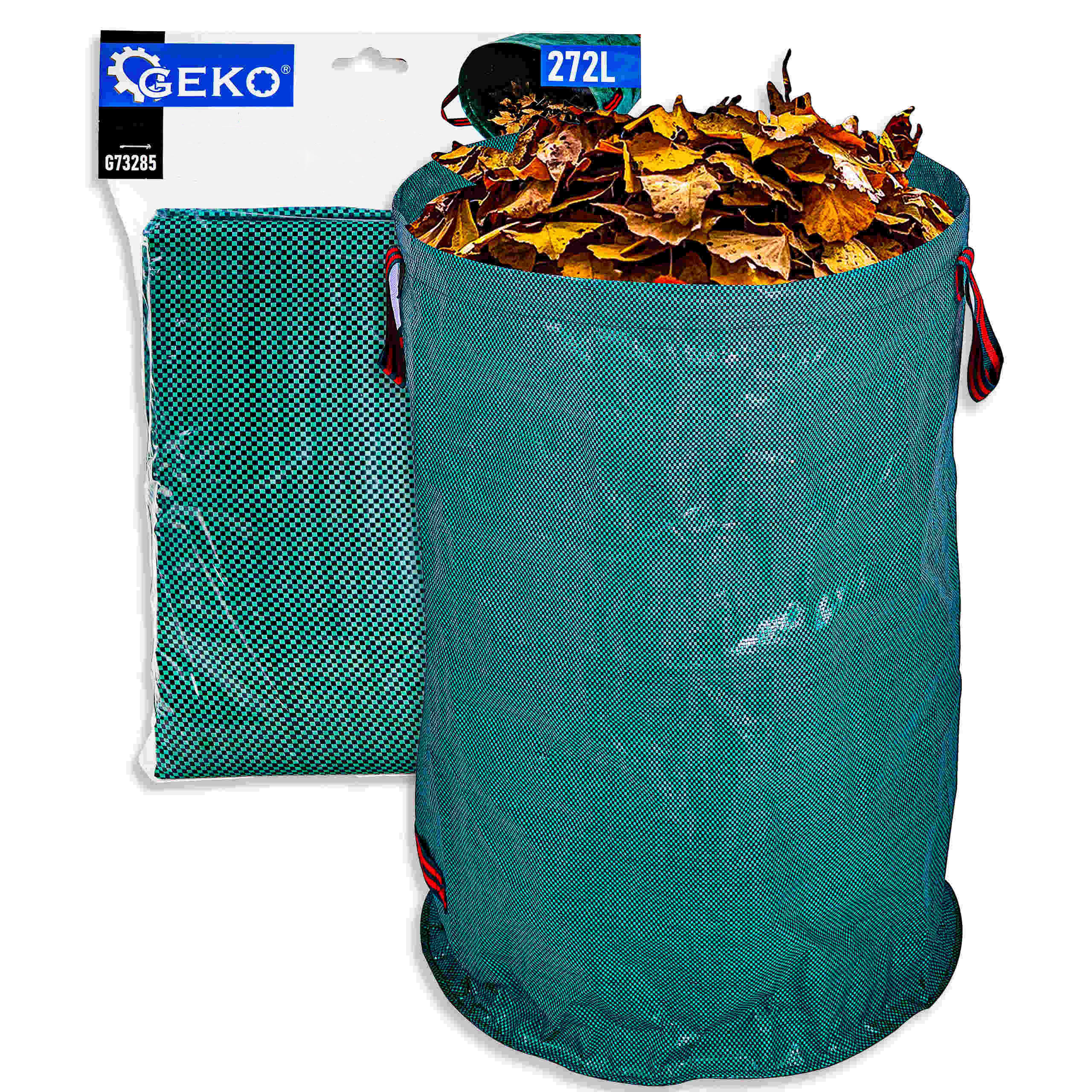 Sac de grădină pentru frunze, 272L, verde | GEKO Sac de grădină pentru frunze, 272L, verde | GEKO