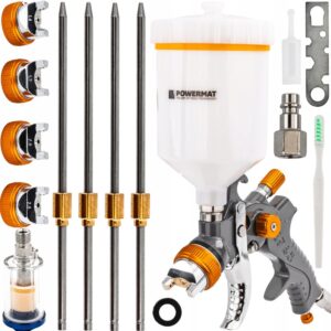 Pistol de pulverizare cu accesorii, 600ml | PM-PDM-170TZ