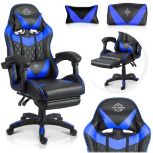 Scaun de gaming Draknor II, Negru-Albastru | Sofotel