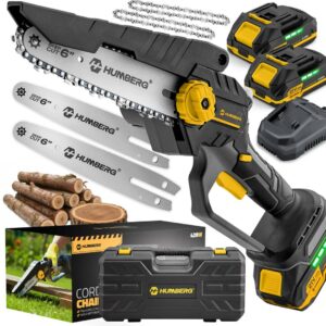 Mini drujbă cu baterie HM-421, 420W | Humberg