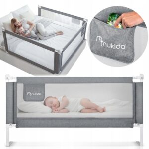 Protejă de pat NK-227, 200cm, gri | Nukido