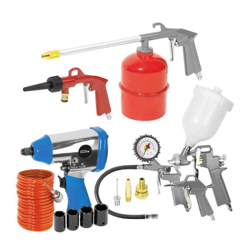 Scule pneumatice, 15 bucăți | Güde Scule pneumatice, 15 bucăți | Güde