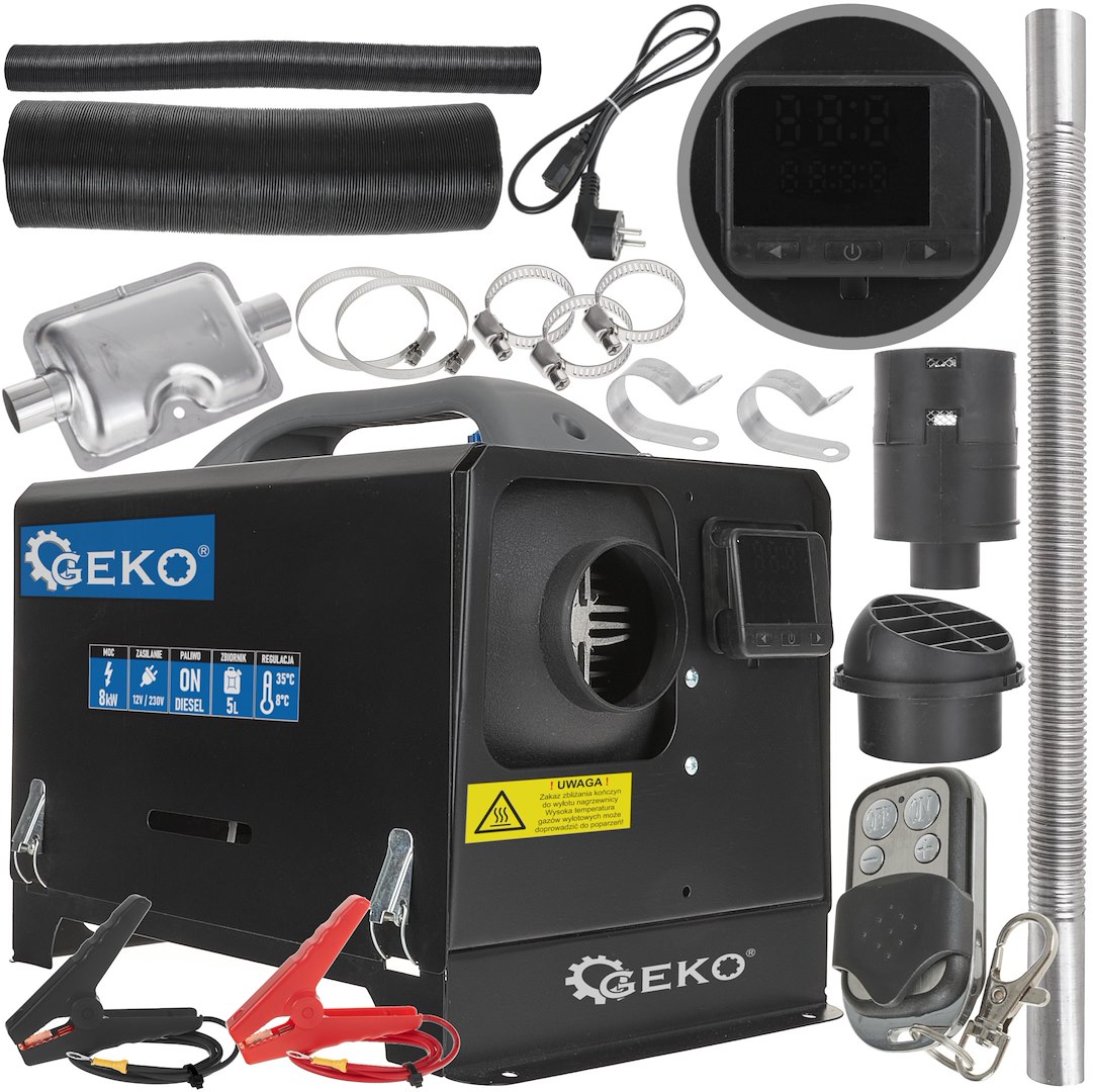 Încălzitor auto, 12V/230V, 8KW | GEKO Încălzitor auto, 12V/230V, 8KW | GEKO