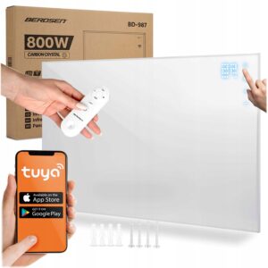 Încălzitor cu infraroșu BD-987, 800W, WiFi | Berdsen