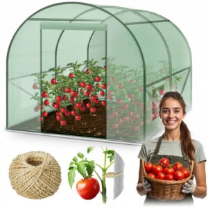 Seră de grădină 2x2m, verde | 4m2