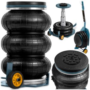 Cric pneumatic HM-382, 3.5T, albastru | Humberg