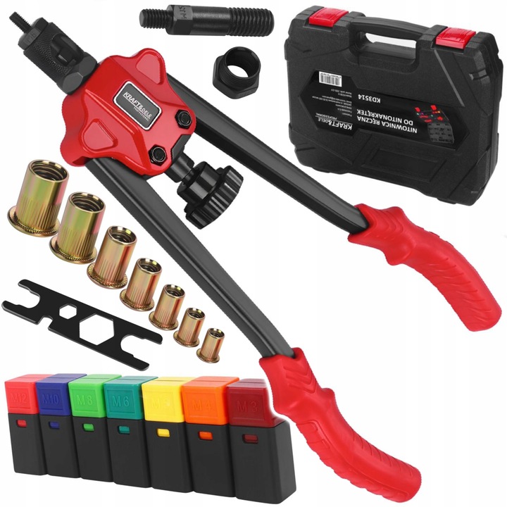 Pistol de nituit manual, accesorii | KD3514 Pistol de nituit manual, accesorii | KD3514