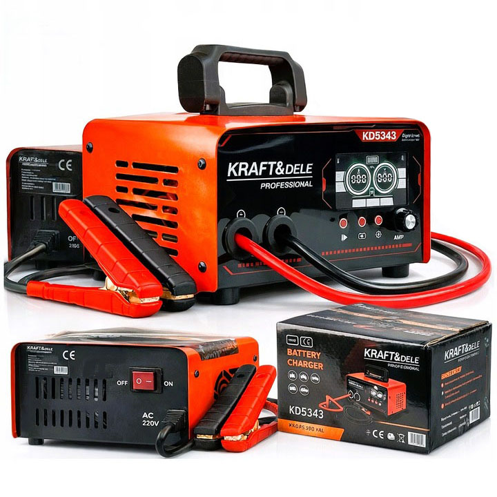 Încărcător auto cu demaror, 12/24V, 200A | KD5343 Încărcător auto cu demaror, 12/24V, 200A | KD5343