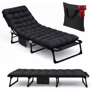 Șezlong de grădină ChillWell Dream, negru | Sofotel