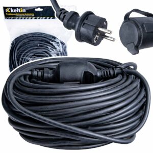 Cablu prelungitor, 50m, IP44 | Keltin