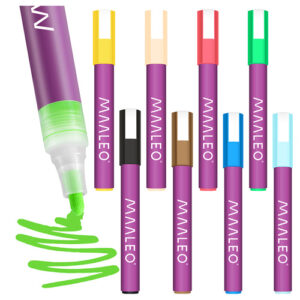 Markere acrilice, 8 buc, 8ml | Maaleo