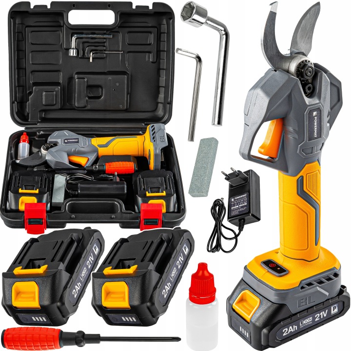 Foarfece de grădină fără fir, 30 mm | PM-SA-21V-2AM Foarfece de grădină fără fir, 30 mm | PM-SA-21V-2AM