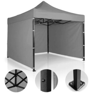 Cort de vânzare, 3x3m, gri | Plonos