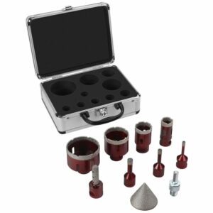 Set de burghie diamantate, 8 buc | KD12642
