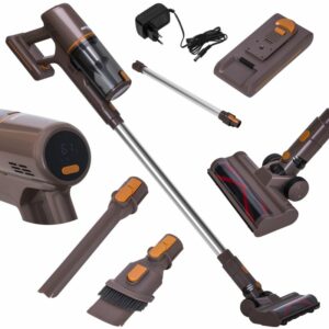 Aspiratorul vertical, 25.2V, 2500mAh | KD5166 este un dispozitiv modern, alimentat cu baterii, care combină confortul, funcționalitatea și designul modern.